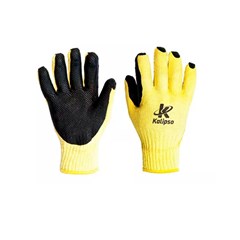 Luva Blackgrip Tam. 09-G Preta/Am - Kalipso