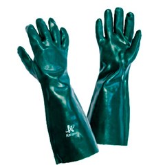 Luva Pvc Com Forro Tamanho 35cm Verde - Kalipso