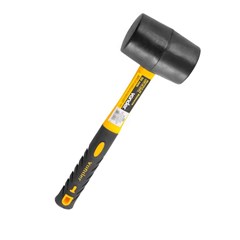 Martelo Borracha 55mm Cabo Fibra - Vonder