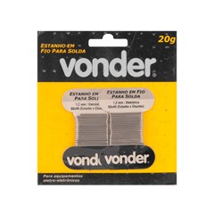 Estanho Fio 1,2mm 60x40 20g - Vonder