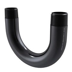 Curva Pvc Longa 2” 180° Preta - Amanco