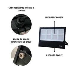 Refletor Led 500w 6500k Bivolt - Avant