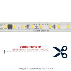 Fita Led 2835 4,8w 3000k (Amarelo) 127v - Gaya