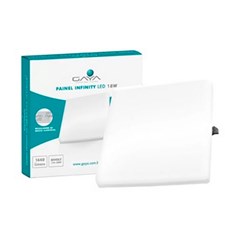 Painel Embutir Led Quadrado Infin. 18w 3000k Bivolt - Gaya