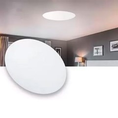 Painel Embutir Led Redondo Infin. 3000k 18w Bivolt - Gaya