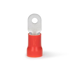 Term. Pre-Isolado Olhal 0,5-1,5mm² M6 Vermelho - Axt