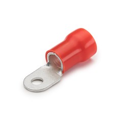 Term. Pre-Isolado Olhal 0,5-1,5mm² M6 Vermelho - Axt