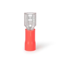 Terminal Pre-Isolado Femea 0,5-1,50mm² Vermelho - Axt
