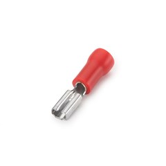 Terminal Pre-Isolado Femea 0,5-1,50mm² Vermelho - Axt