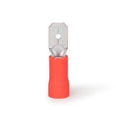 Terminal Pré-Isolado Macho 0,5-1,5mm² Vermelho - Axt
