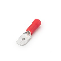 Terminal Pré-Isolado Macho 0,5-1,5mm² Vermelho - Axt