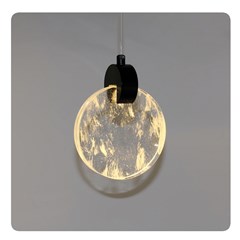Pendente Led Black 3w Moon Bivolt - Gmh Trade