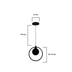 Pendente Led Eris Amarela 5w Bivolt - Gmh Trade