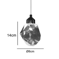 Pendente Led Plutao Gold 3w Bivolt - Gmh Trade