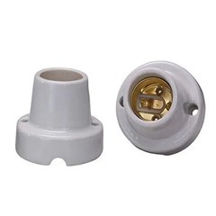 Bocal Porcelana P/Plafon E-27 4a - Decorlux