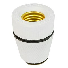 Bocal Porcelana Tempo E-27 4a - Decorlux