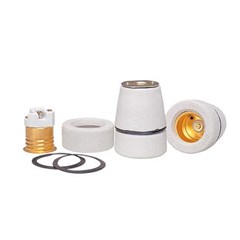 Bocal Porcelana Tempo E-27 4a - Decorlux