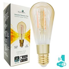 Lamp Filamento St64 Smart Dim 1800k-2400k - Gaya