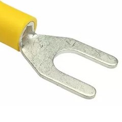 Term. Pre-Isolado Garfo M5 4-6,0mm² Amarelo - Axt