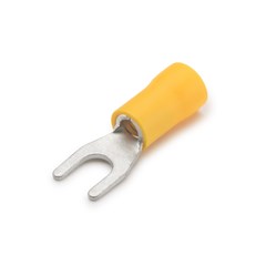 Term. Pre-Isolado Garfo M5 4-6,0mm² Amarelo - Axt