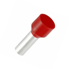 Term. Pre-Isolado Ilhos Tub. 1,00mm² Vermelho - Axt