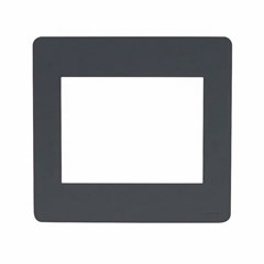 Placa 6 Posto 4x4 Orion Stellar Black - Schneider