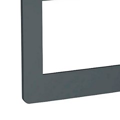 Placa 6 Posto 4x4 Orion Stellar Black - Schneider