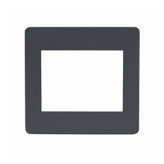 Placa 6 Posto 4x4 Orion Stellar Black - Schneider