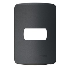 Placa 1 Posto 4x2 Miluz Grafite - Schneider