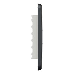 Placa 6 Posto 4x4 Miluz Grafite - Schneider