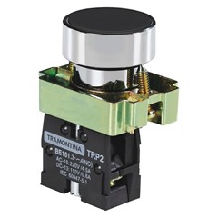 Botão Impulso 1na Preto Metal Trp2 58015551  - Tramontina