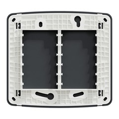 Placa Cega 4x4 Miluz Grafite - Schneider