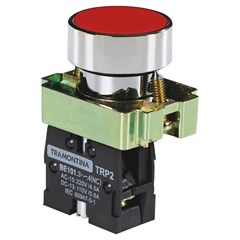 Botão Impulso 1nf Vermelho Metal Trp2 58015554 - Tramontina