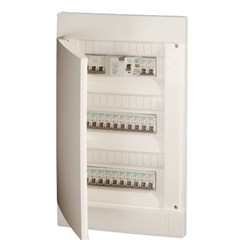 Quadro Dist. Sobrepor 36/24 Disjuntores Branco -  Eletromar