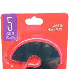 Numeral 3 Residencial Preto - Leao Metais
