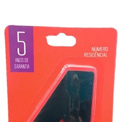 Numeral 4 Residencial Preto - Leao Metais