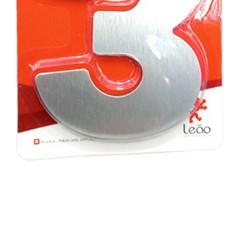 Numeral 3 Residencial Escovado - Leao Metais