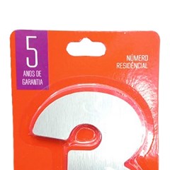 Numeral 3 Residencial Escovado - Leao Metais