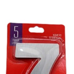 Numeral 7 Residencial Escovado - Leao Metais