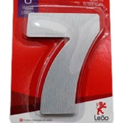 Numeral 7 Residencial Escovado - Leao Metais