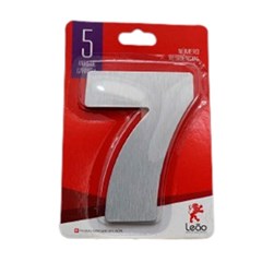 Numeral 7 Residencial Escovado - Leao Metais