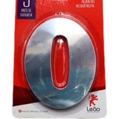 Numeral 0 Residencial Espelhado - Leao Metais