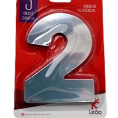 Numeral 2 Residencial Espelhado - Leao Metais