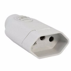 Plug Femea 2p+T 20a Cinza - Ilumi