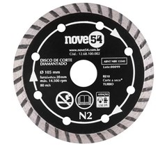 Disco Corte Diamantado 105mm N2 - 954,000