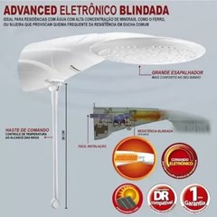 Chuveiro Advanced Blindado 4500W 220V - Lorenzetti