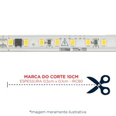 Fita LED 3535 10W 4000K (Neutro) 110V - Gaya
