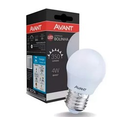 Lampada Bolinha LED E-27 4W Branco Bivolt - Avant
