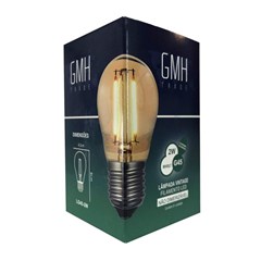 Lâmpada Filamento Led G45 2w Bivolt - Gmh Trade