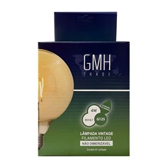 Lâmpada Filamento Led Squirrel Cage G125 4w Bivolt - Gmh Trade